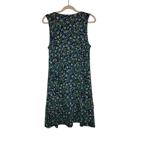 Loft outlet floral midi comfy dress size medium - Picture 4 of 5
